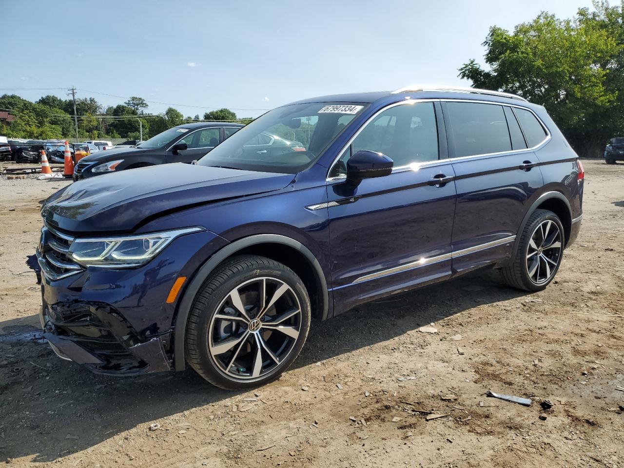 2023 VOLKSWAGEN TIGUAN SEL R-LINE BLACK VIN:3VV4B7AX1PM057364