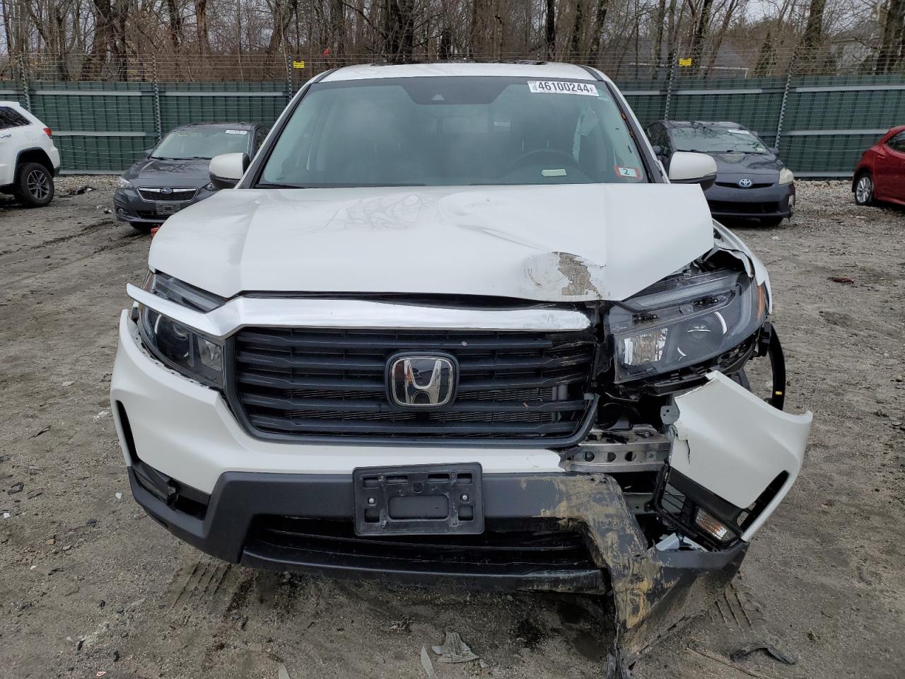 2022 HONDA RIDGELINE RTL VIN:5FPYK3F50NB012098