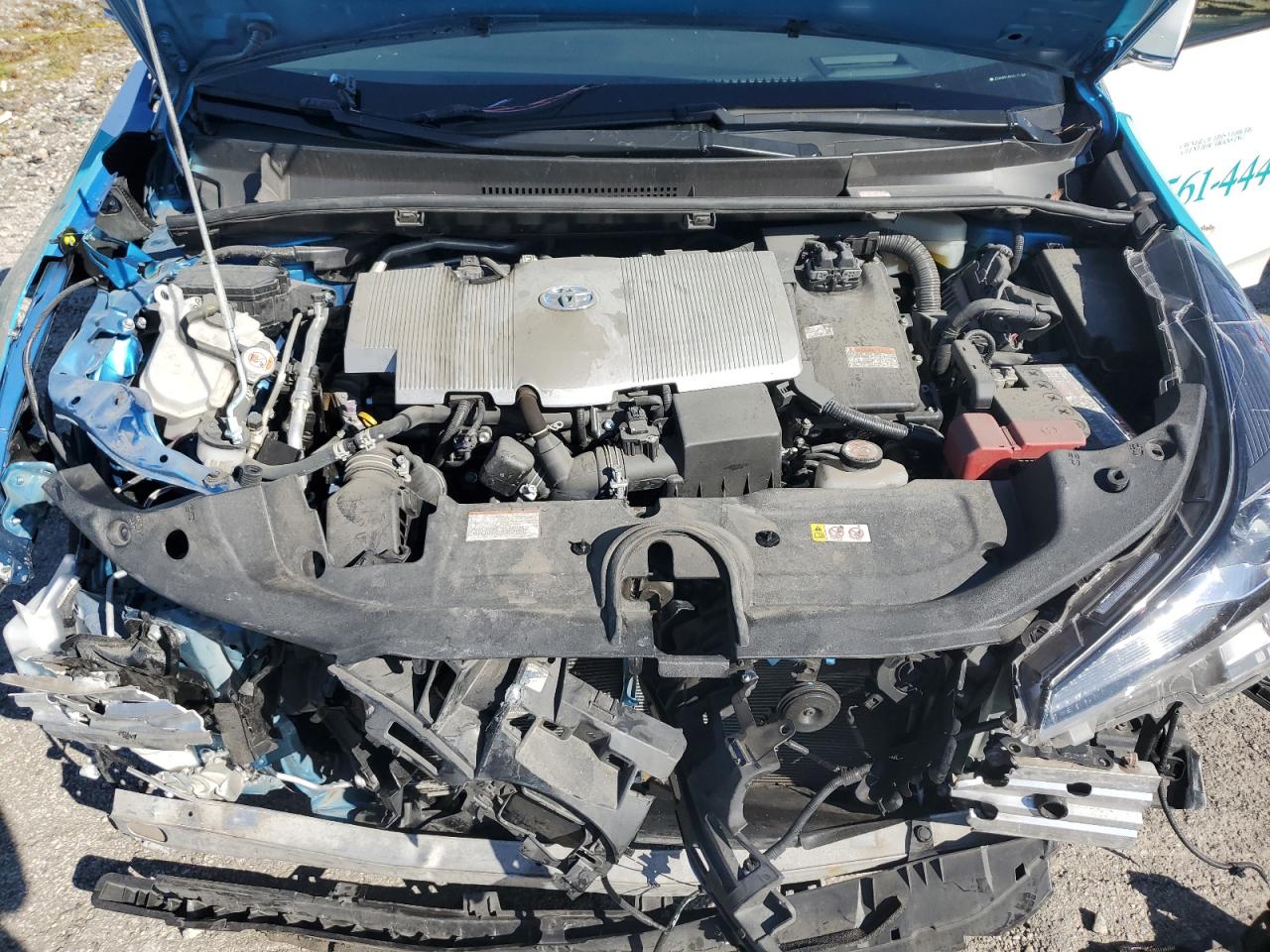 2022 TOYOTA PRIUS NIGHT SHADE VIN:JTDKAMFU5N3177723