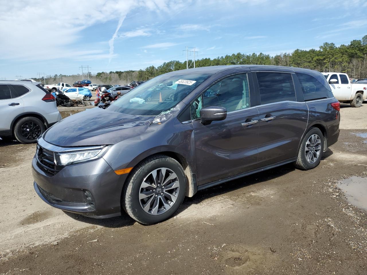2022 HONDA ODYSSEY EXL VIN:5FNRL6H75NB009210