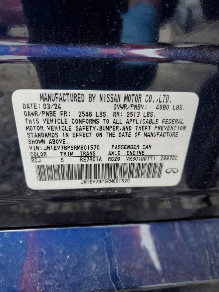 2024 INFINITI Q50 LUXE VIN:JN1EV7BP5RM601570