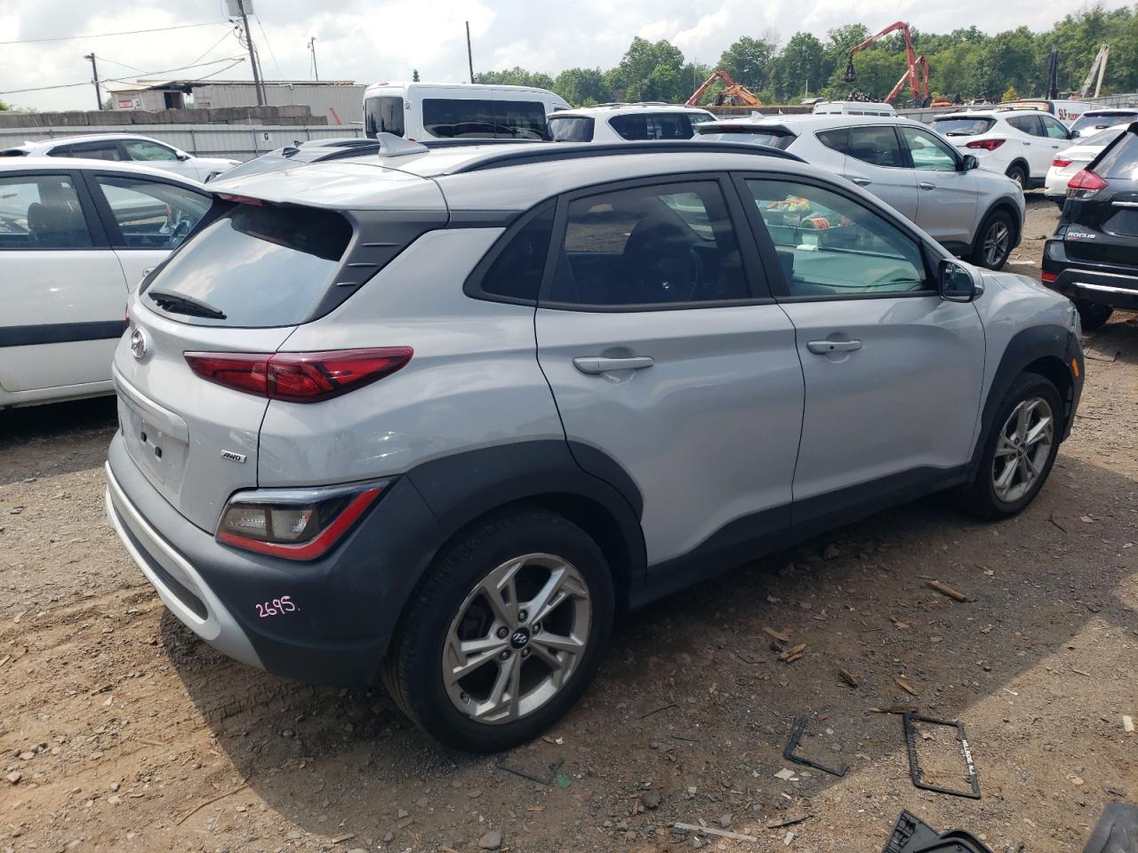 2022 HYUNDAI KONA SEL VIN:KM8K6CAB9NU829931