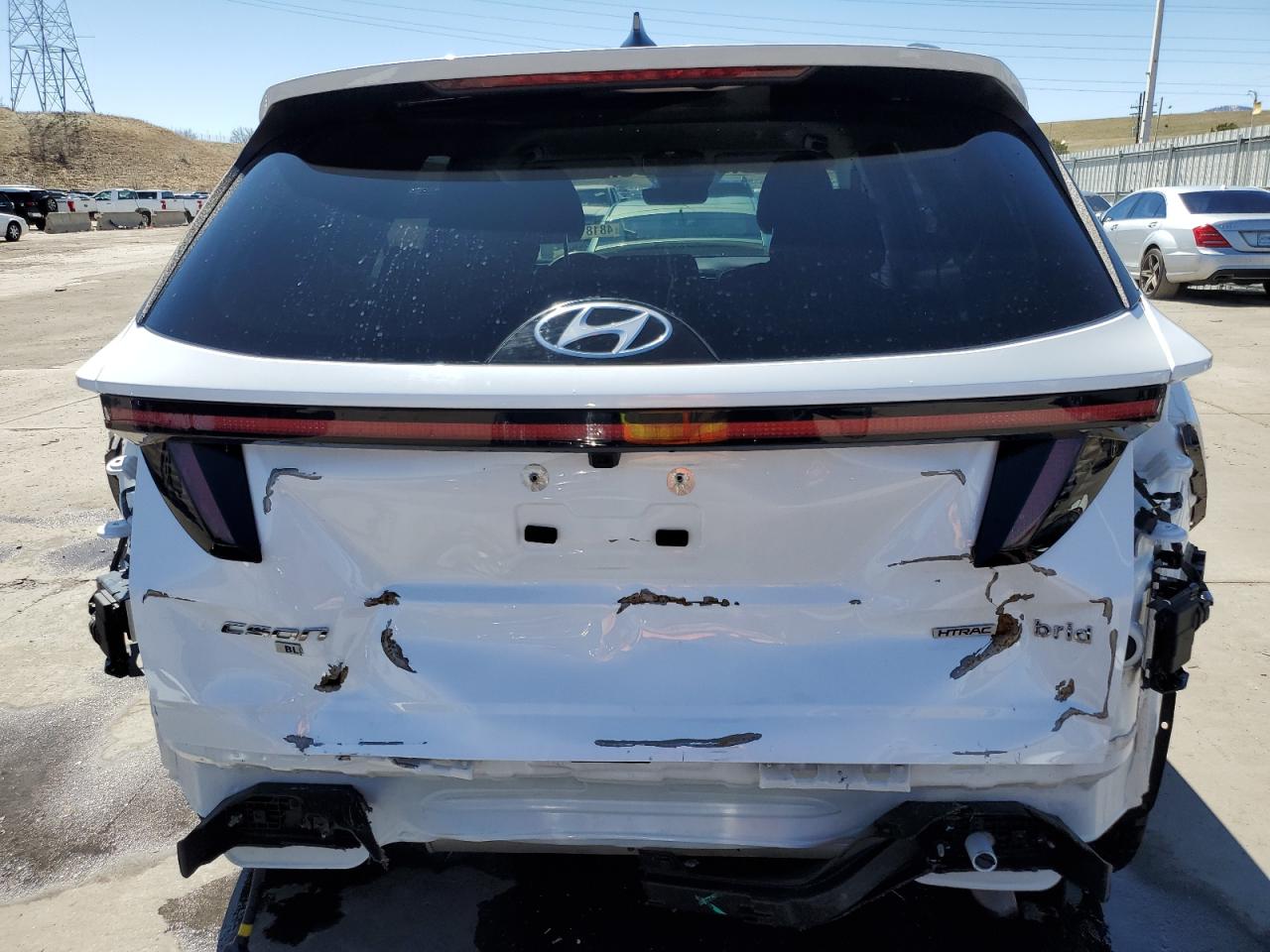 2022 HYUNDAI TUCSON BLUE VIN:KM8JBCA15NU084223