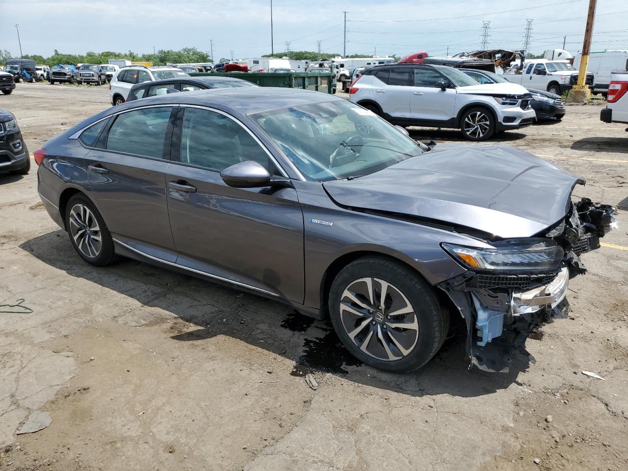 2022 HONDA ACCORD HYBRID EXL VIN:1HGCV3F51NA020084