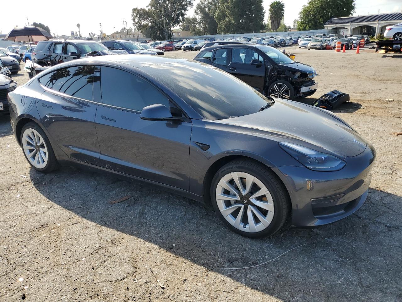 2022 TESLA MODEL 3  VIN:5YJ3E1EA7NF133384