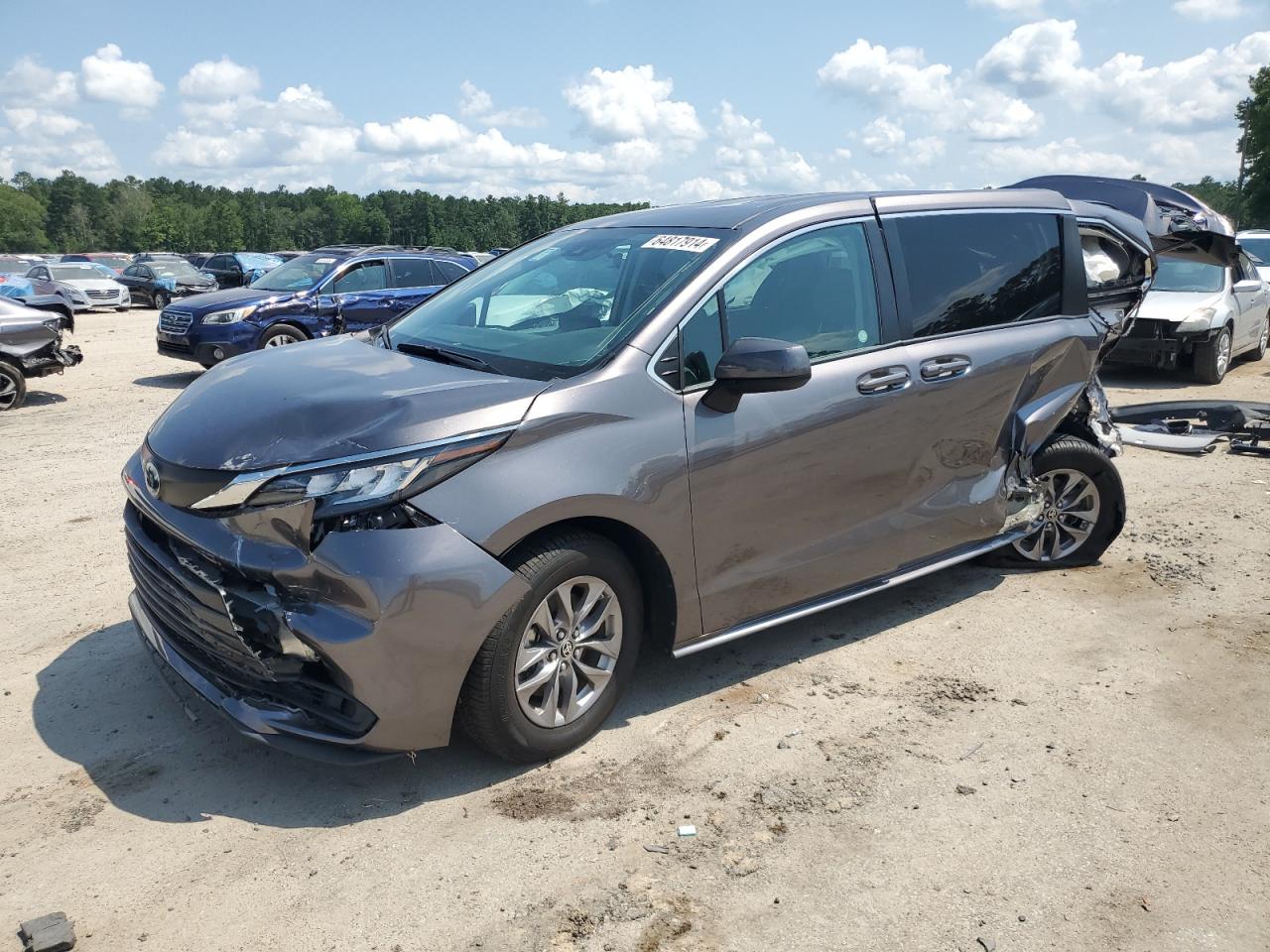 2022 TOYOTA SIENNA LE VIN:5TDKRKECXNS075922