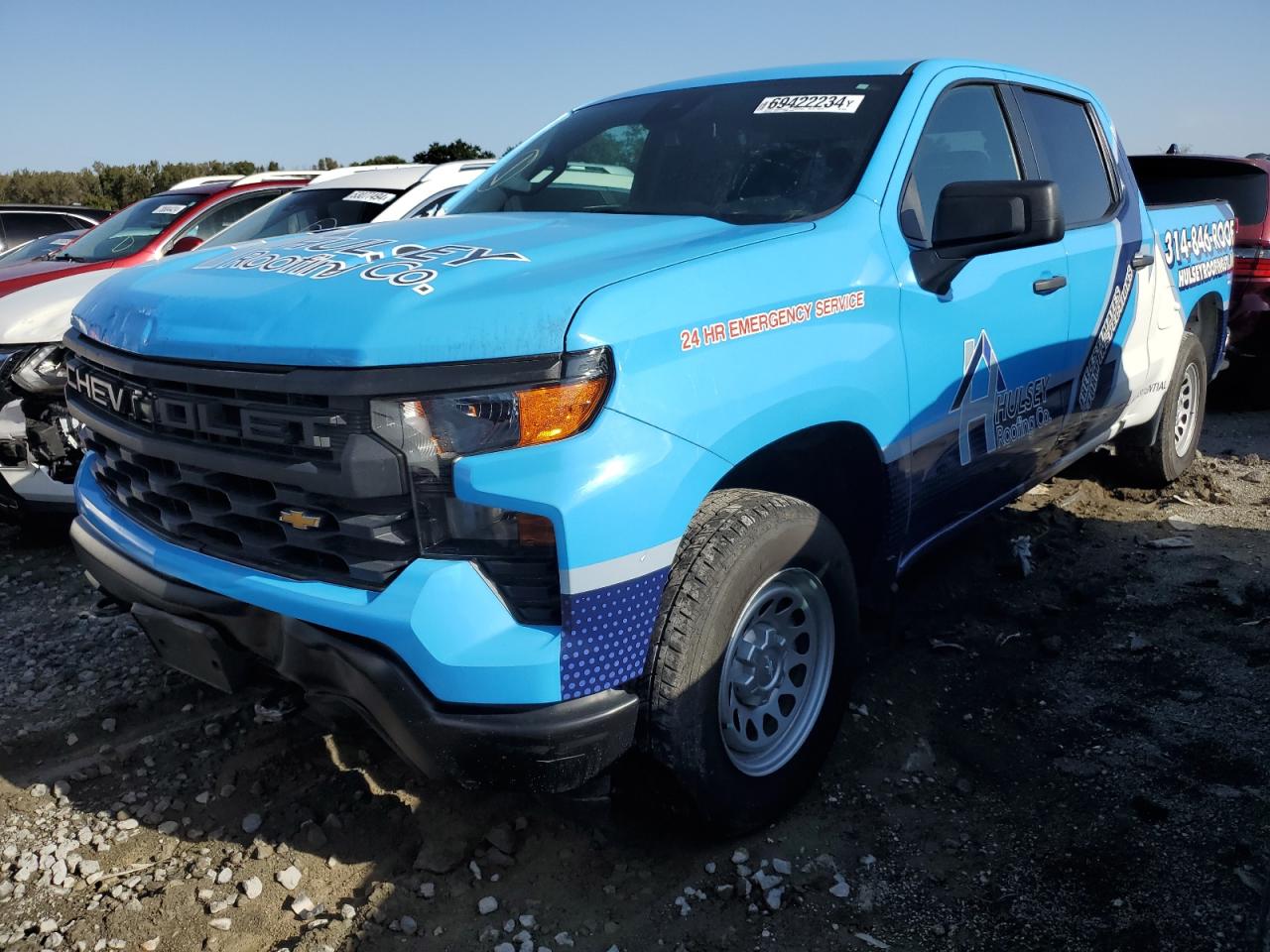 2022 CHEVROLET SILVERADO K1500 VIN:1GCUDAED4NZ535228