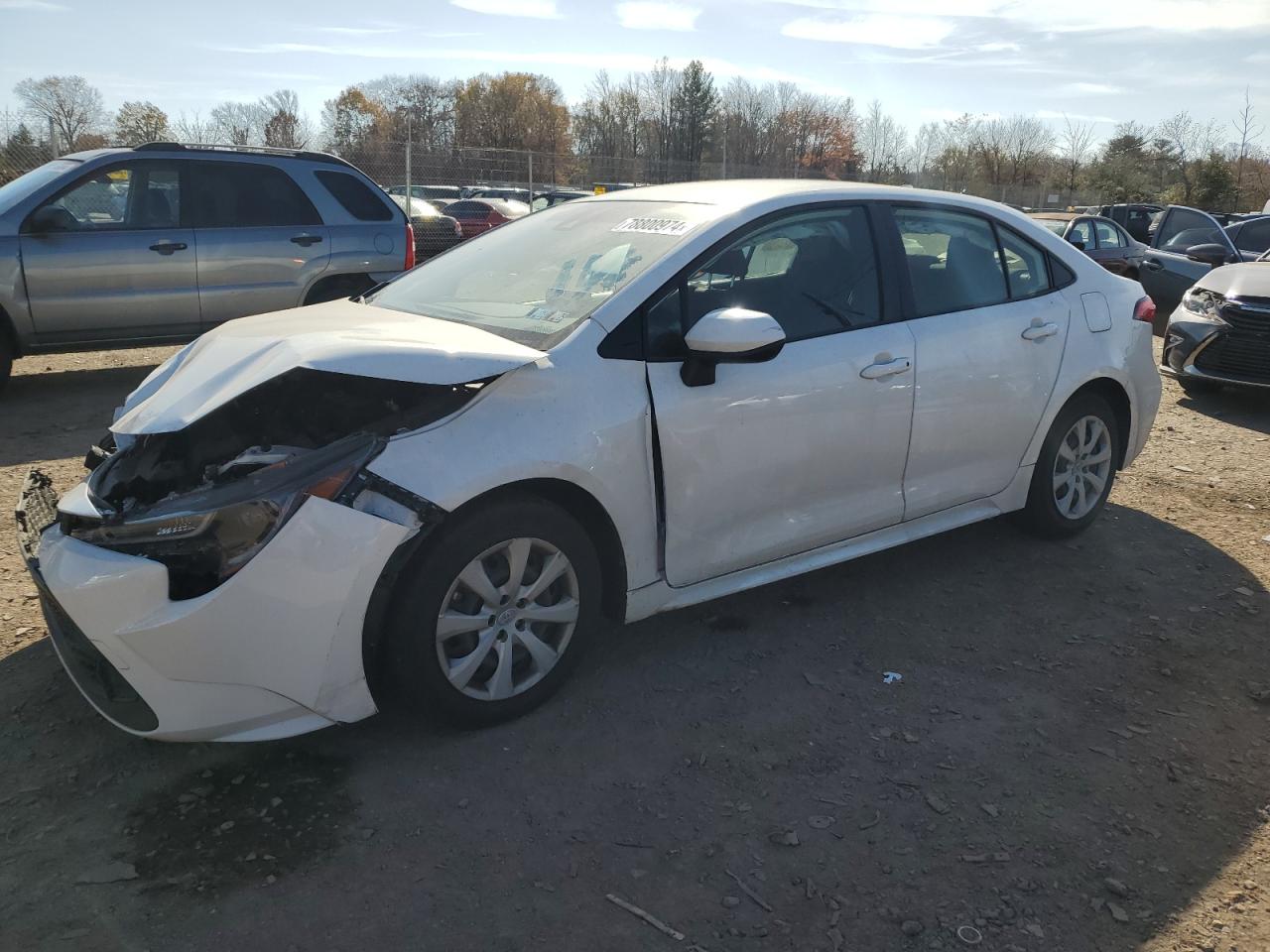 2022 TOYOTA COROLLA LE VIN:JTDEPMAE2N3014099