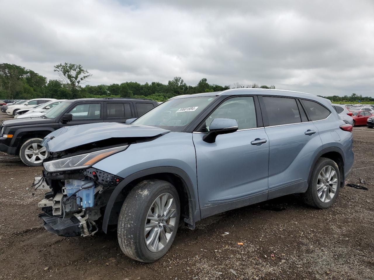 2022 TOYOTA HIGHLANDER HYBRID LIMITED VIN:5TDXBRCH4NS097321