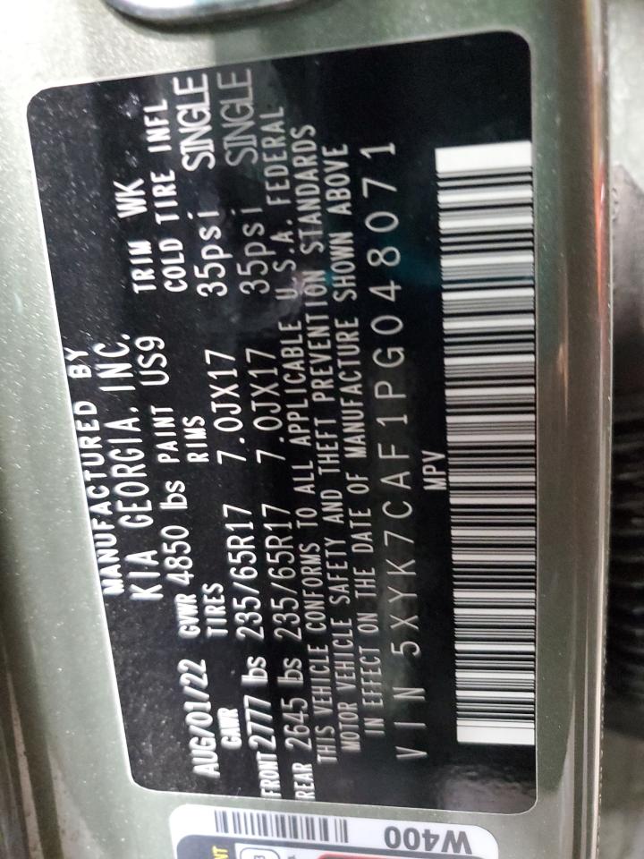2023 KIA SPORTAGE X-PRO VIN:5XYK7CAF1PG048071