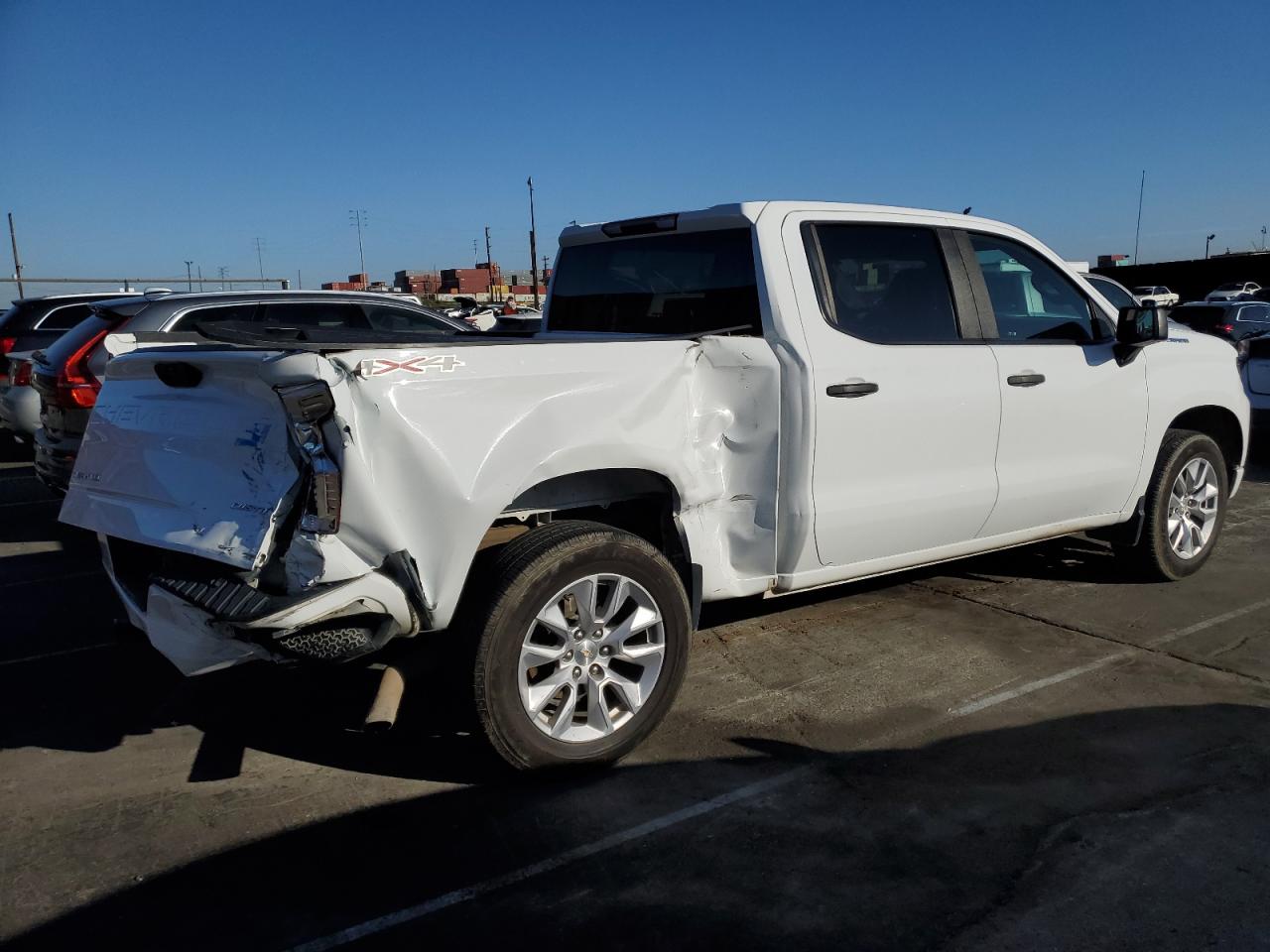2022 CHEVROLET SILVERADO K1500 CUSTOM VIN:3GCPDBEK8NG638699