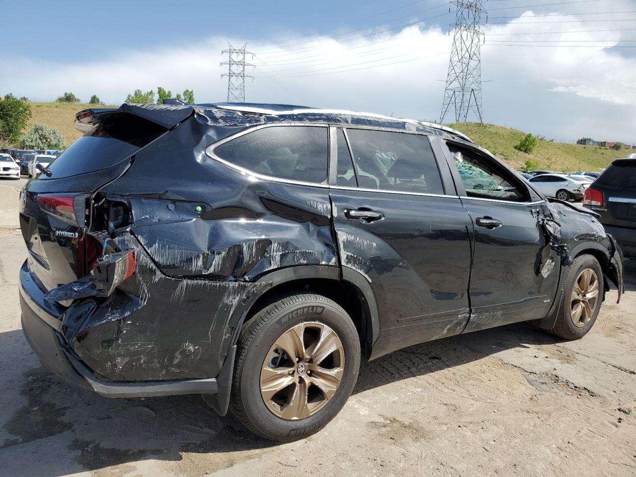 2023 TOYOTA HIGHLANDER HYBRID BRONZE EDITION VIN:5TDABRCH4PS600712