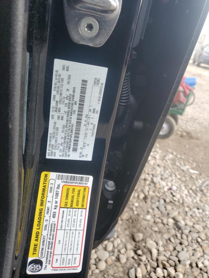 2023 FORD BRONCO BASE VIN:1FMEE5DP3PLB85161