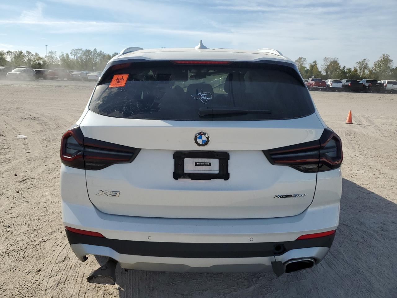 2022 BMW X3 XDRIVE30I VIN:5UX53DP07N9M13593