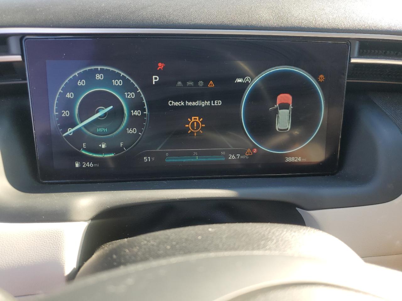 2022 HYUNDAI TUCSON SEL VIN:5NMJCCAE8NH133815