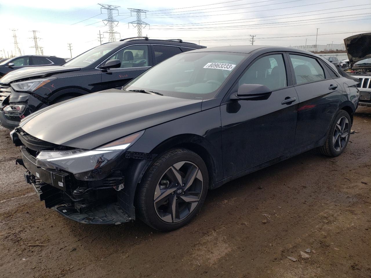 2023 HYUNDAI ELANTRA SEL VIN:KMHLS4AG7PU608638