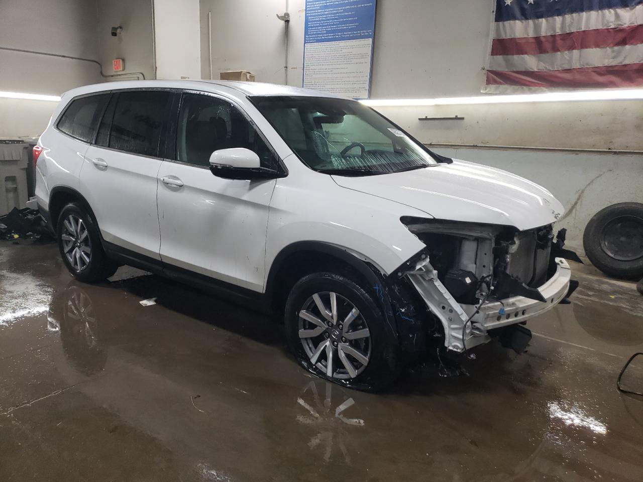 2022 HONDA PILOT EXL VIN:5FNYF6H53NB097837
