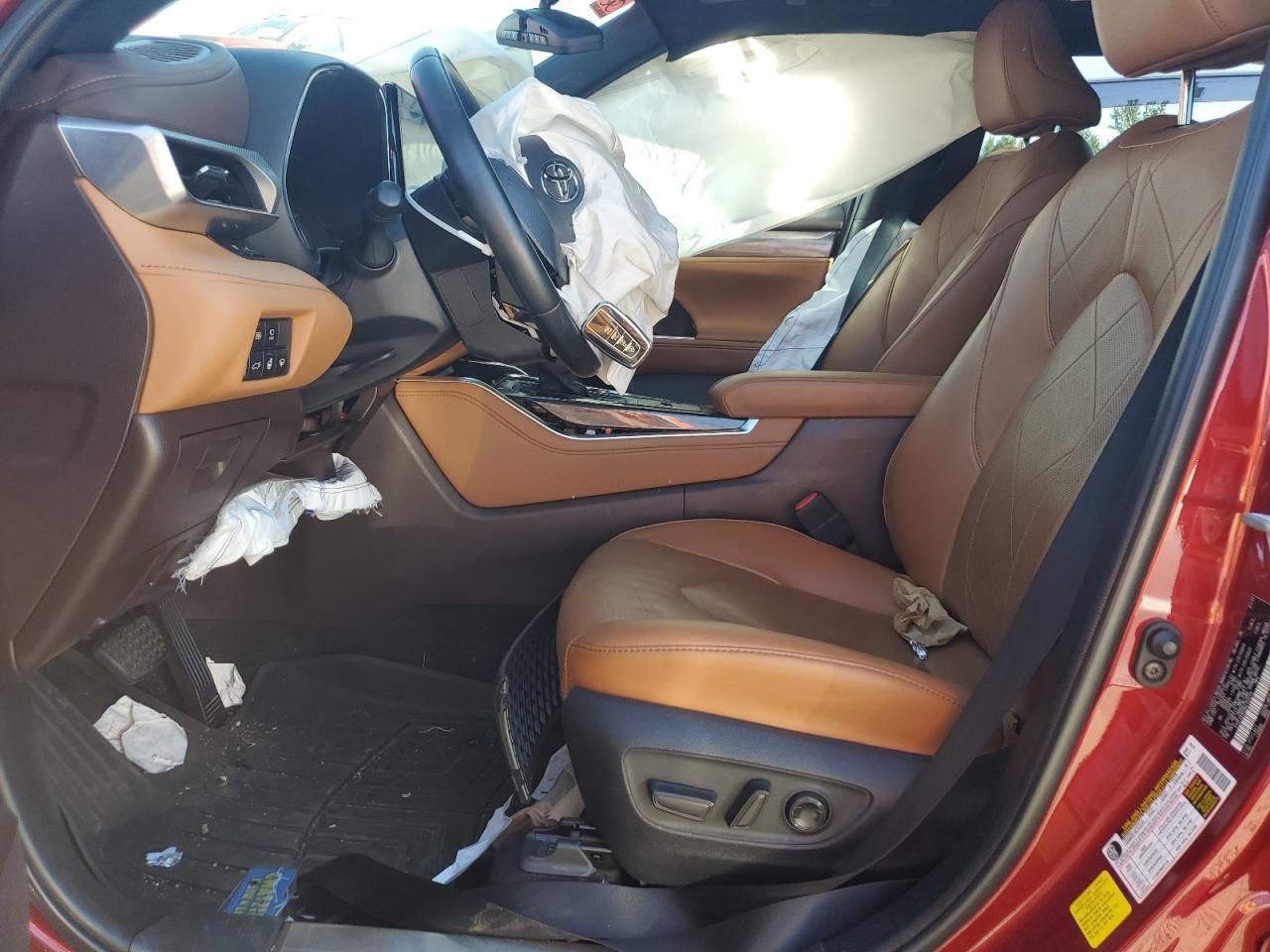 2022 TOYOTA HIGHLANDER PLATINUM VIN:5TDFZRAH5NS103220