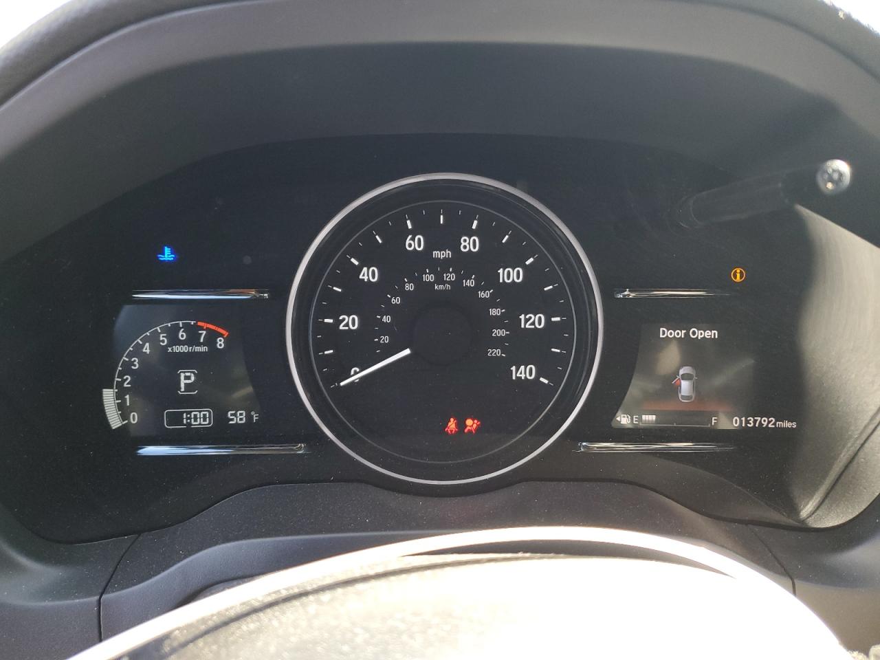 2022 HONDA HR-V EXL VIN:3CZRU6H74NM712977