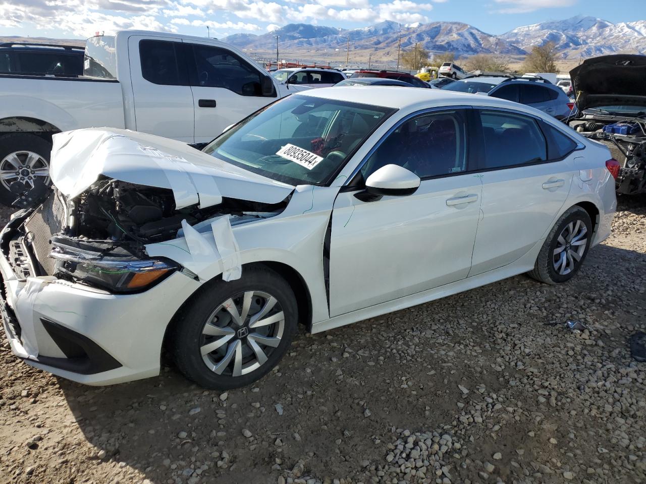 2022 HONDA CIVIC LX VIN:2HGFE2F26NH544488