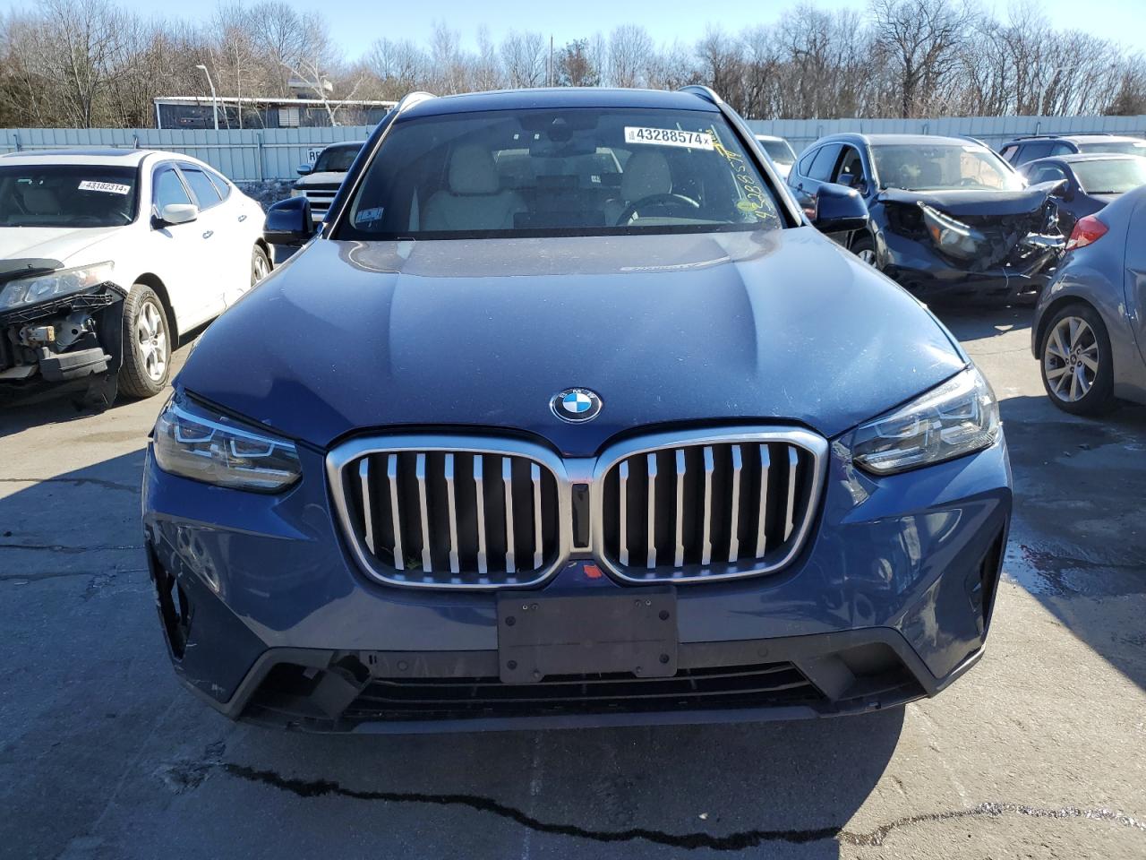 2022 BMW X3 XDRIVE30I VIN:5UX53DP02N9M35422