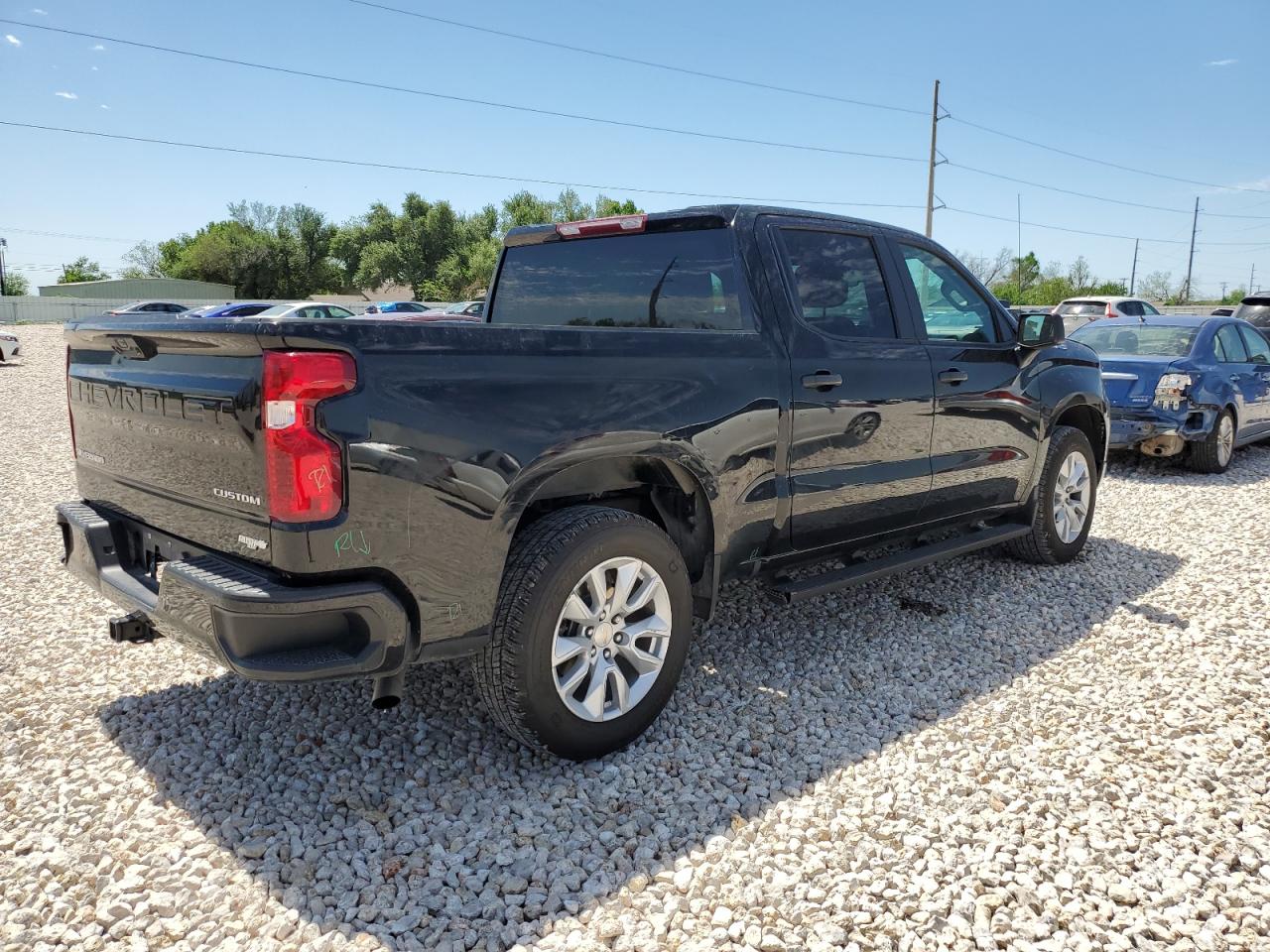 2022 CHEVROLET SILVERADO C1500 CUSTOM VIN:1GCPABEK4NZ634805