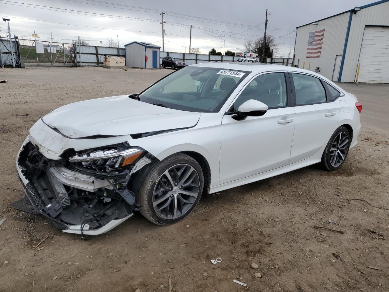 2022 HONDA CIVIC TOURING VIN:2HGFE1F93NH300420