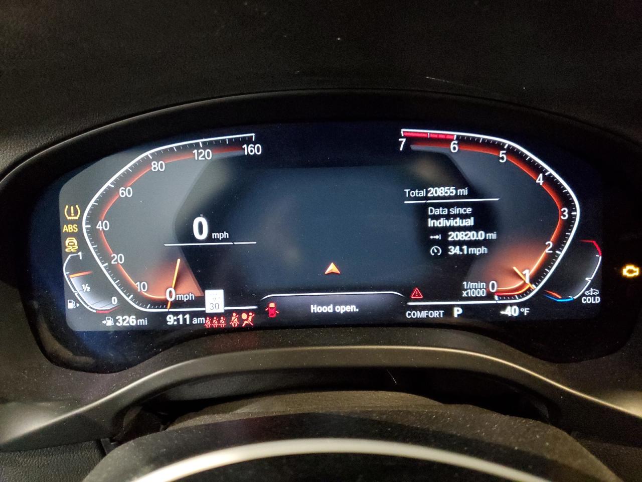 2023 BMW X3 XDRIVE30I VIN:5UX53DP04P9R53681