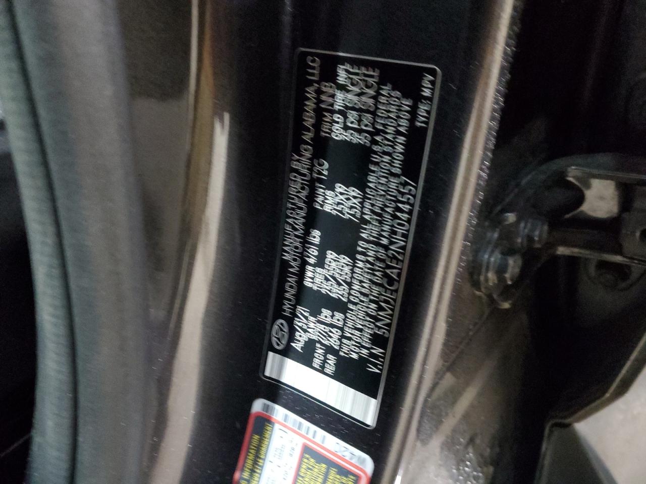 2022 HYUNDAI TUCSON LIMITED VIN:5NMJECAE2NH044557