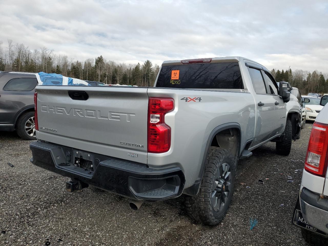 2022 CHEVROLET SILVERADO K2500 CUSTOM VIN:2GC4YME7XN1240191