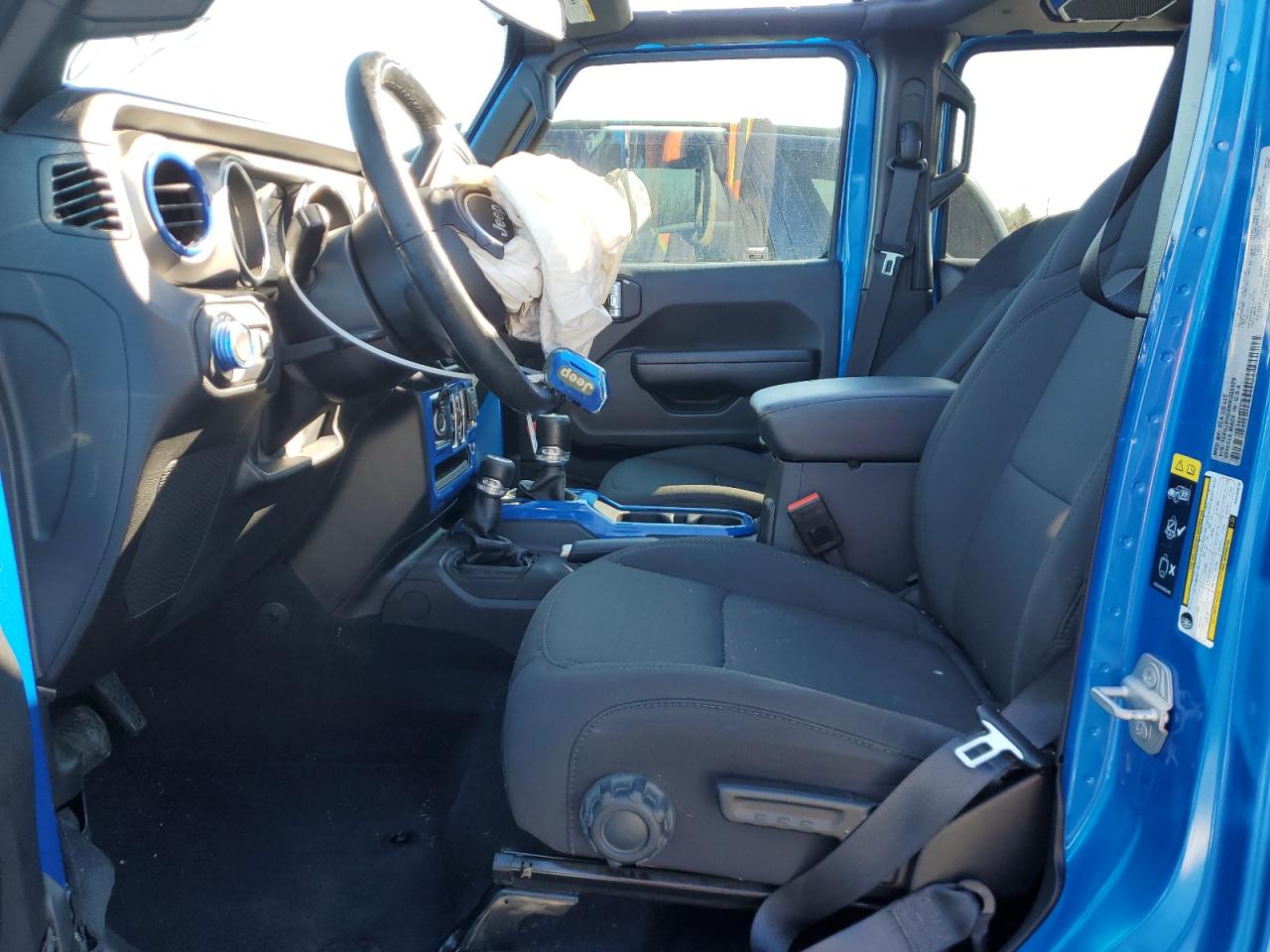 2022 JEEP WRANGLER UNLIMITED SPORT VIN:1C4HJXDG0NW203829