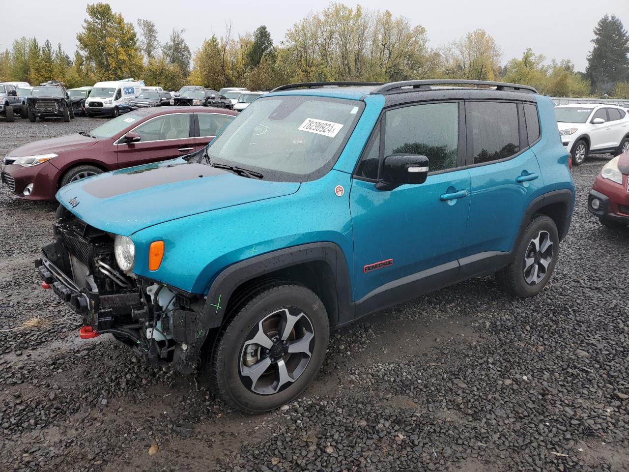 2022 JEEP RENEGADE TRAILHAWK VIN:ZACNJDC13NPN65405