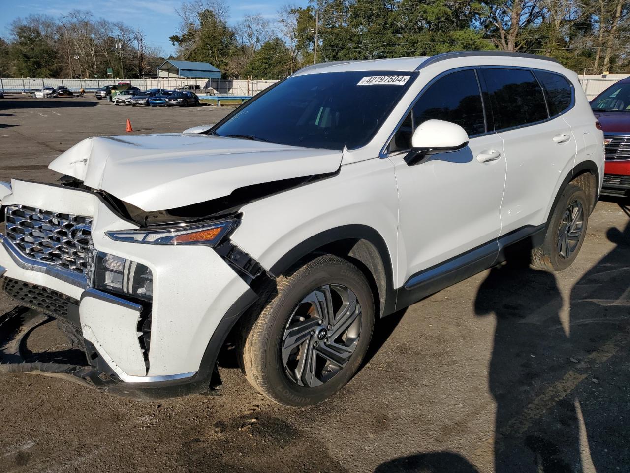 2022 HYUNDAI SANTA FE SEL VIN:5NMS24AJ2NH455442