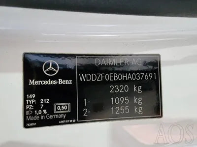 2017 Mercedes-Benz E 220 WDDZF0EB0HA037691 VIN:WDDZF0EB0HA037691