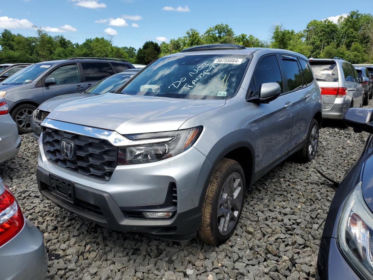 2023 HONDA PASSPORT EXL VIN:5FNYF8H54PB040108