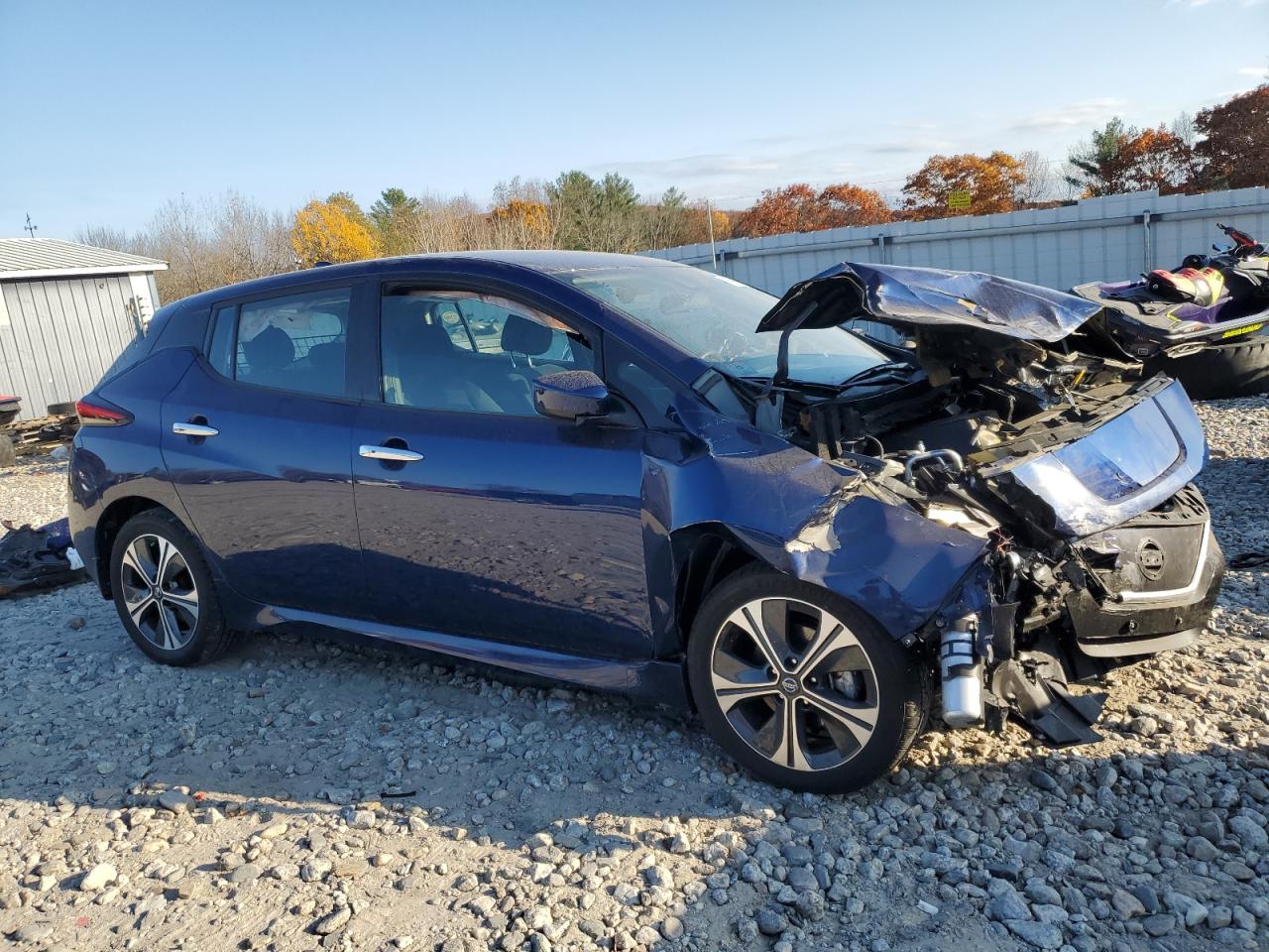 2022 NISSAN LEAF SV VIN:1N4AZ1CV3NC551252