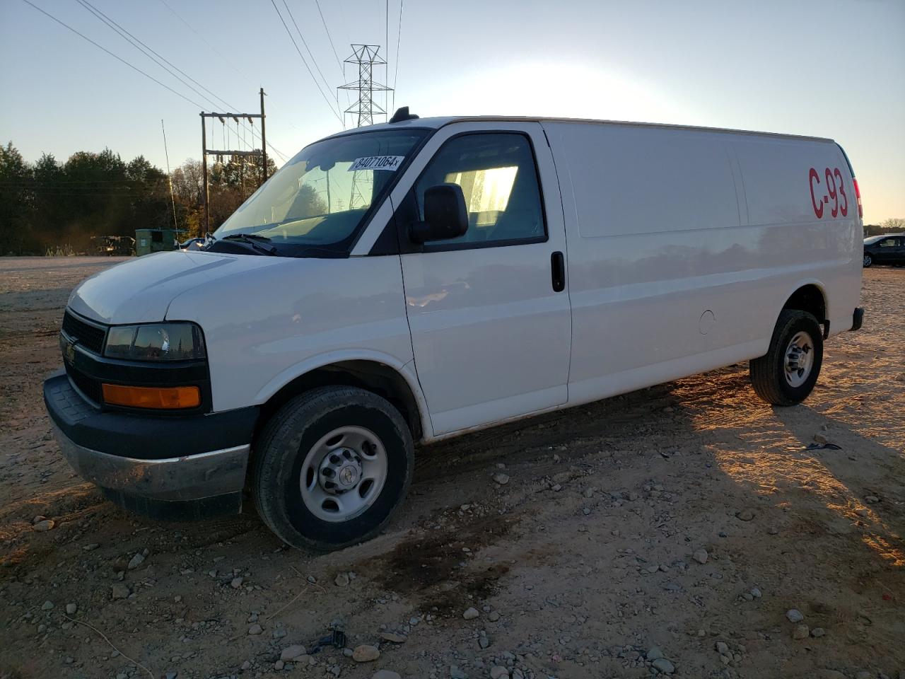 2023 CHEVROLET EXPRESS G2500  VIN:1GCWGBFP4P1245877