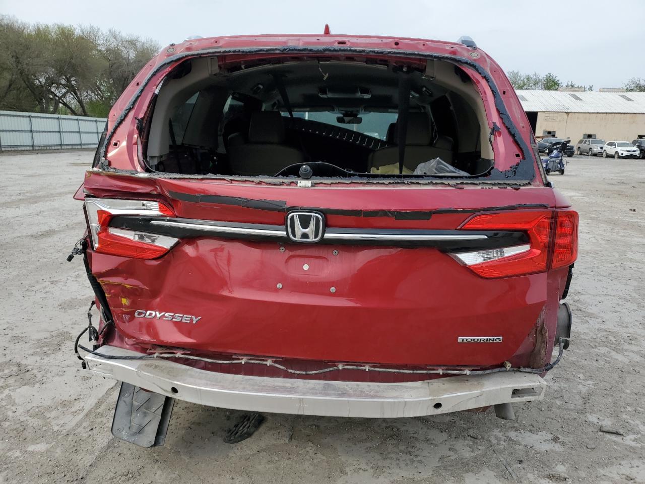 2022 HONDA ODYSSEY TOURING VIN:5FNRL6H87NB044291