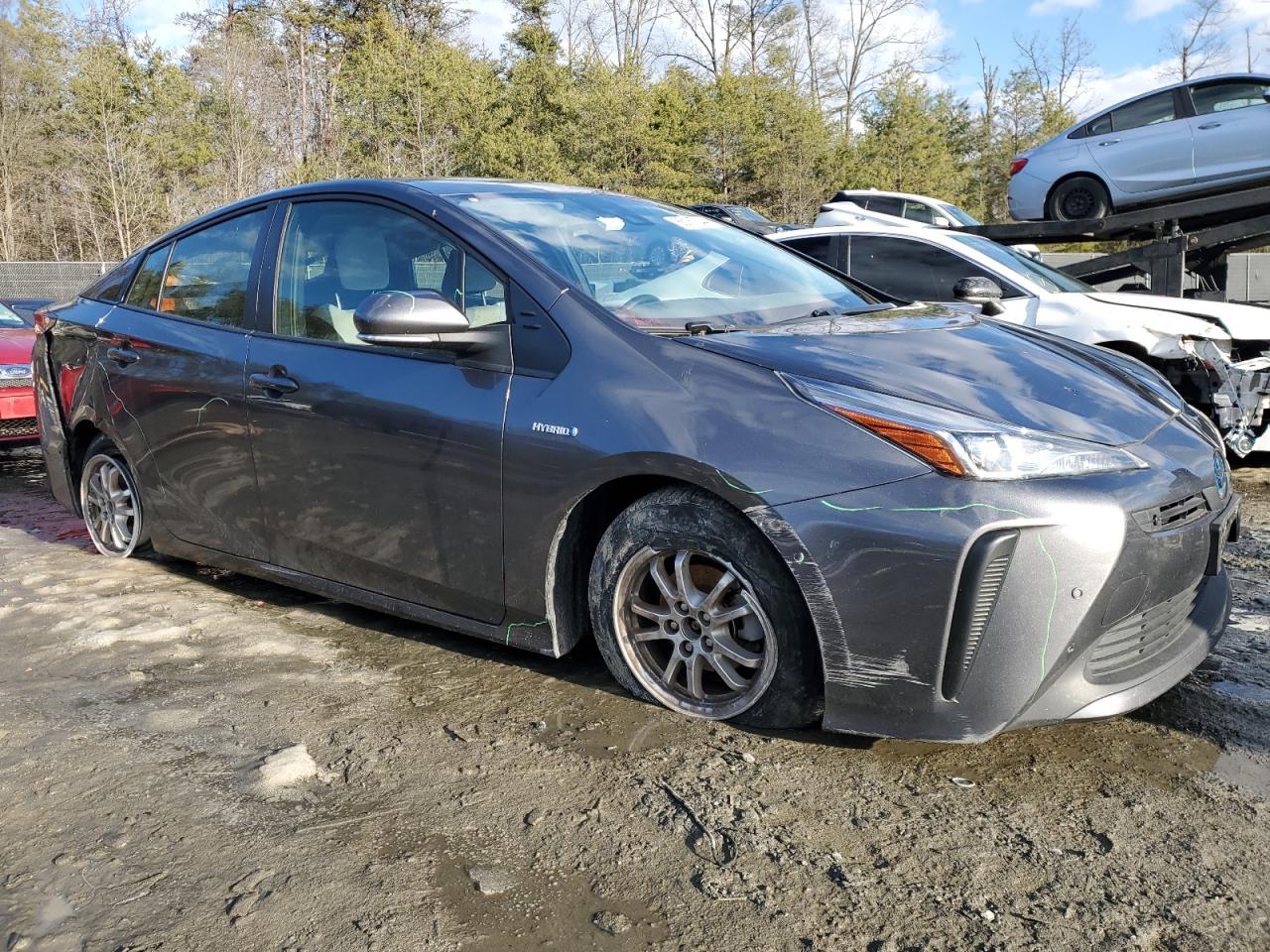 2022 TOYOTA PRIUS NIGHT SHADE VIN:JTDKAMFU1N3174155