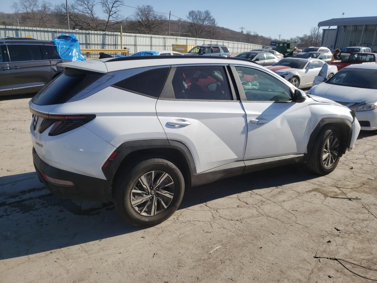 2022 HYUNDAI TUCSON BLUE VIN:KM8JBCA18NU015428