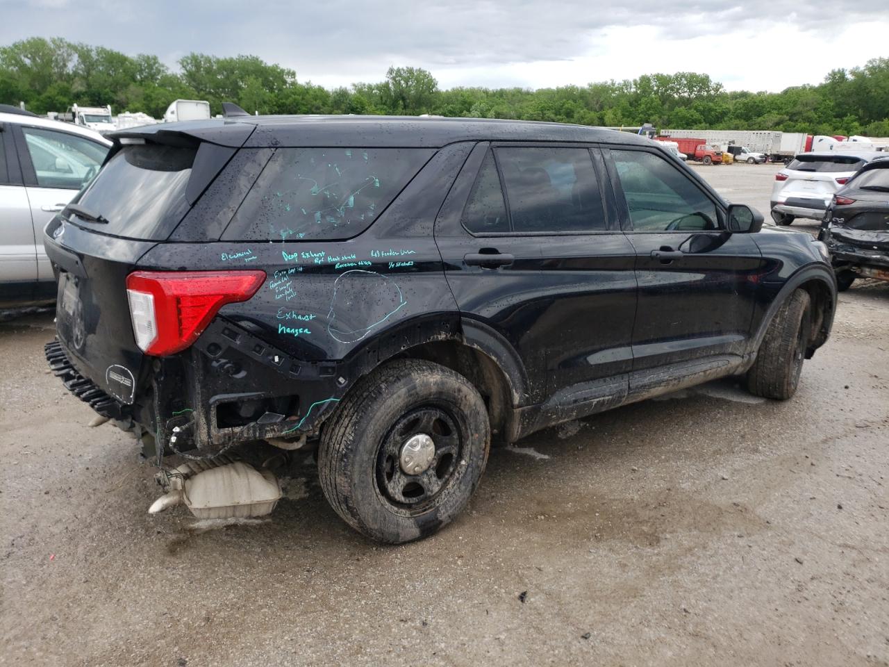 2022 FORD EXPLORER POLICE INTERCEPTOR VIN:1FM5K8AC3NGB73884