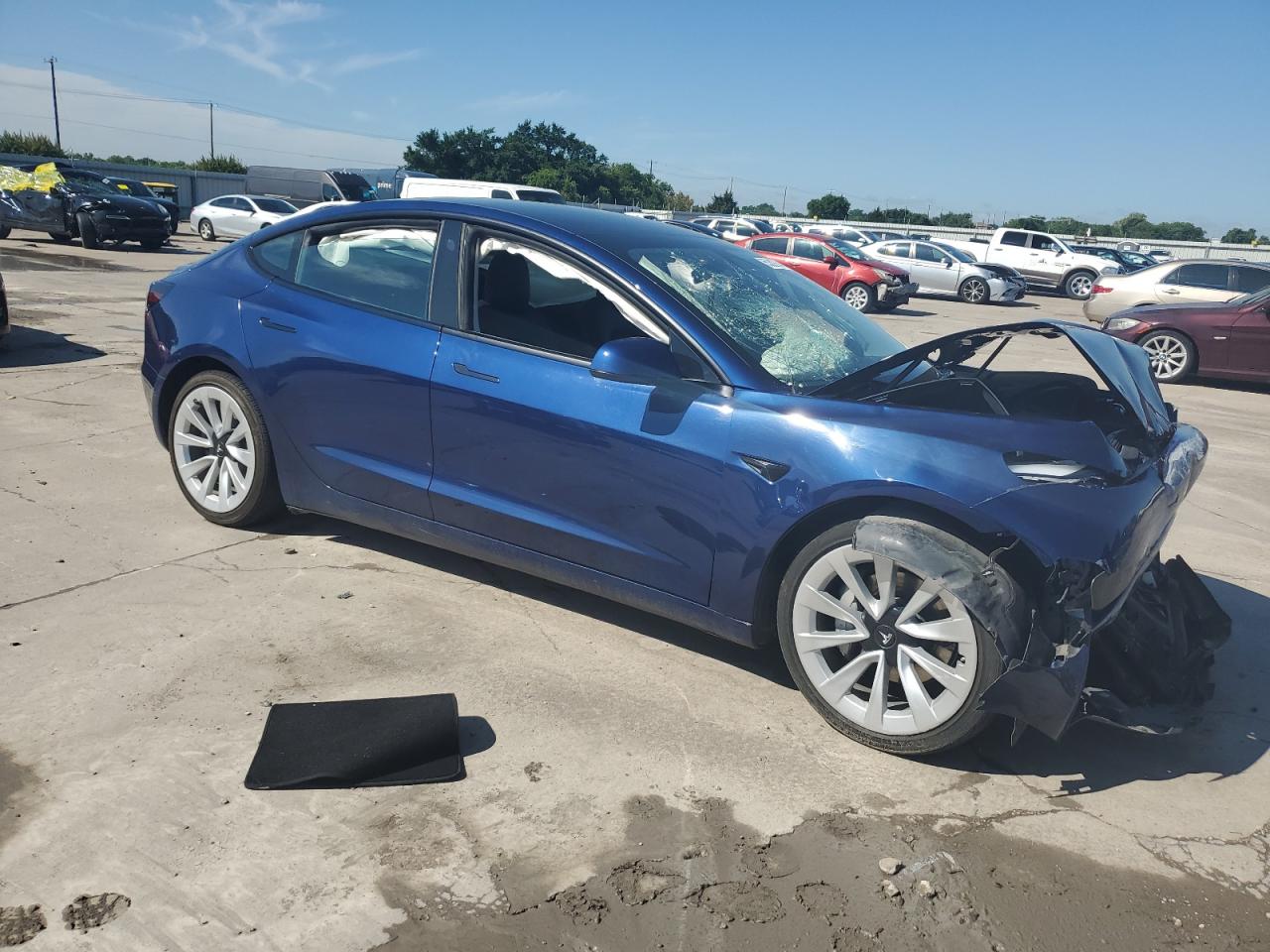 2022 TESLA MODEL 3  VIN:5YJ3E1EB4NF191719