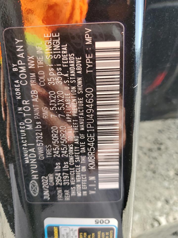 2023 HYUNDAI PALISADE LIMITED VIN:KM8R54GE1PU494630
