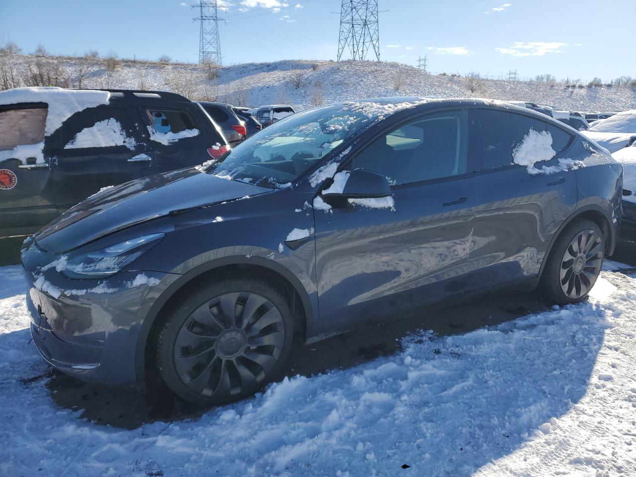 2022 TESLA MODEL Y VIN:7SAYGDEE0NF506689
