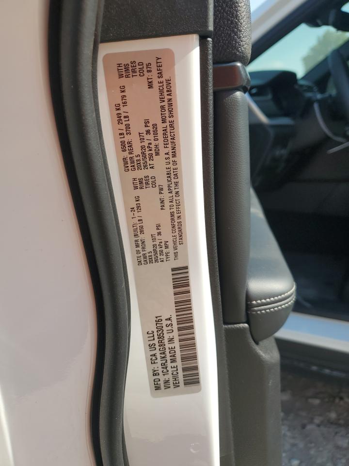2024 JEEP GRAND CHEROKEE L LAREDO VIN:1C4RJKAG8R8530761