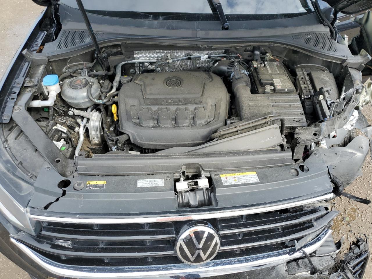 2022 VOLKSWAGEN TIGUAN SE R-LINE BLACK VIN:3VVCB7AX8NM075627