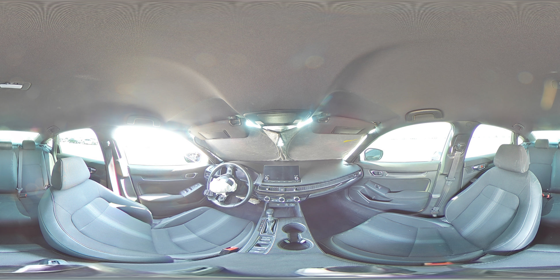 2022 HONDA CIVIC SPORT VIN:2HGFE2F56NH515437