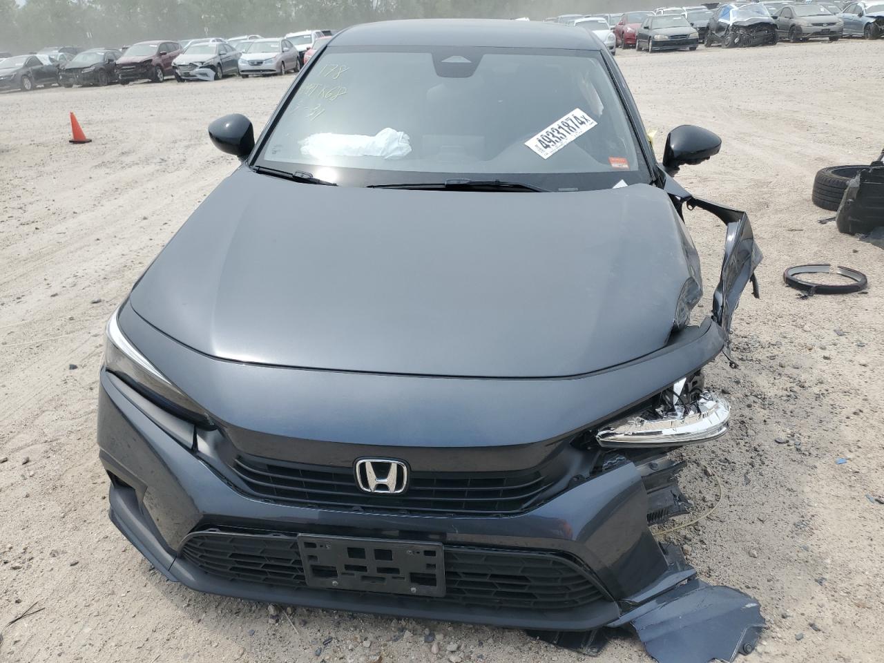 2022 HONDA CIVIC SPORT VIN:2HGFE2F5XNH563734
