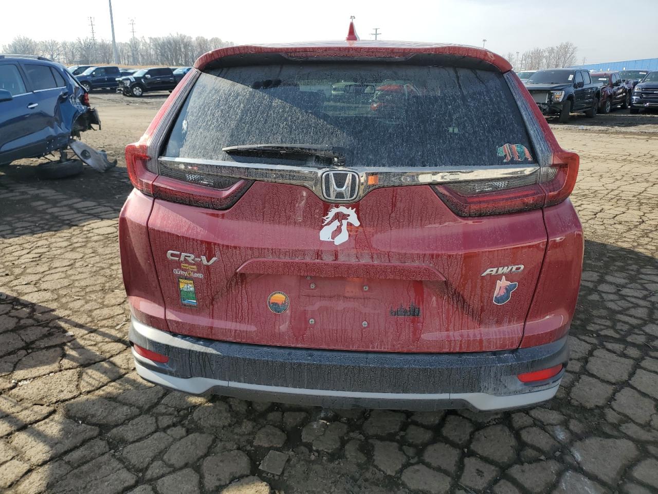 2022 HONDA CR-V EXL VIN:5J6RW2H8XNA002863