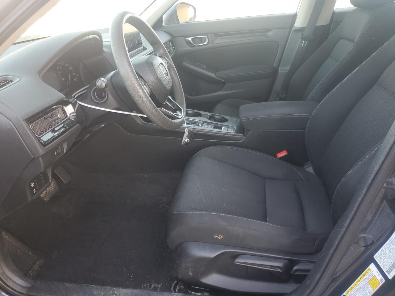 2022 HONDA CIVIC LX VIN:2HGFE2F27NH508941